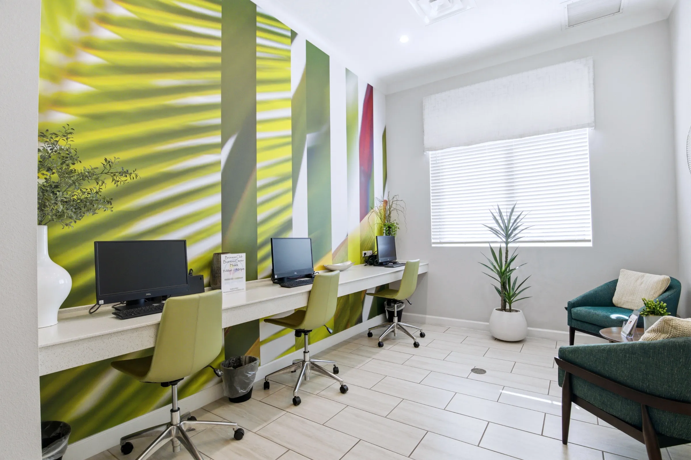 Resort business center vacation rental amenity photography by REMIX