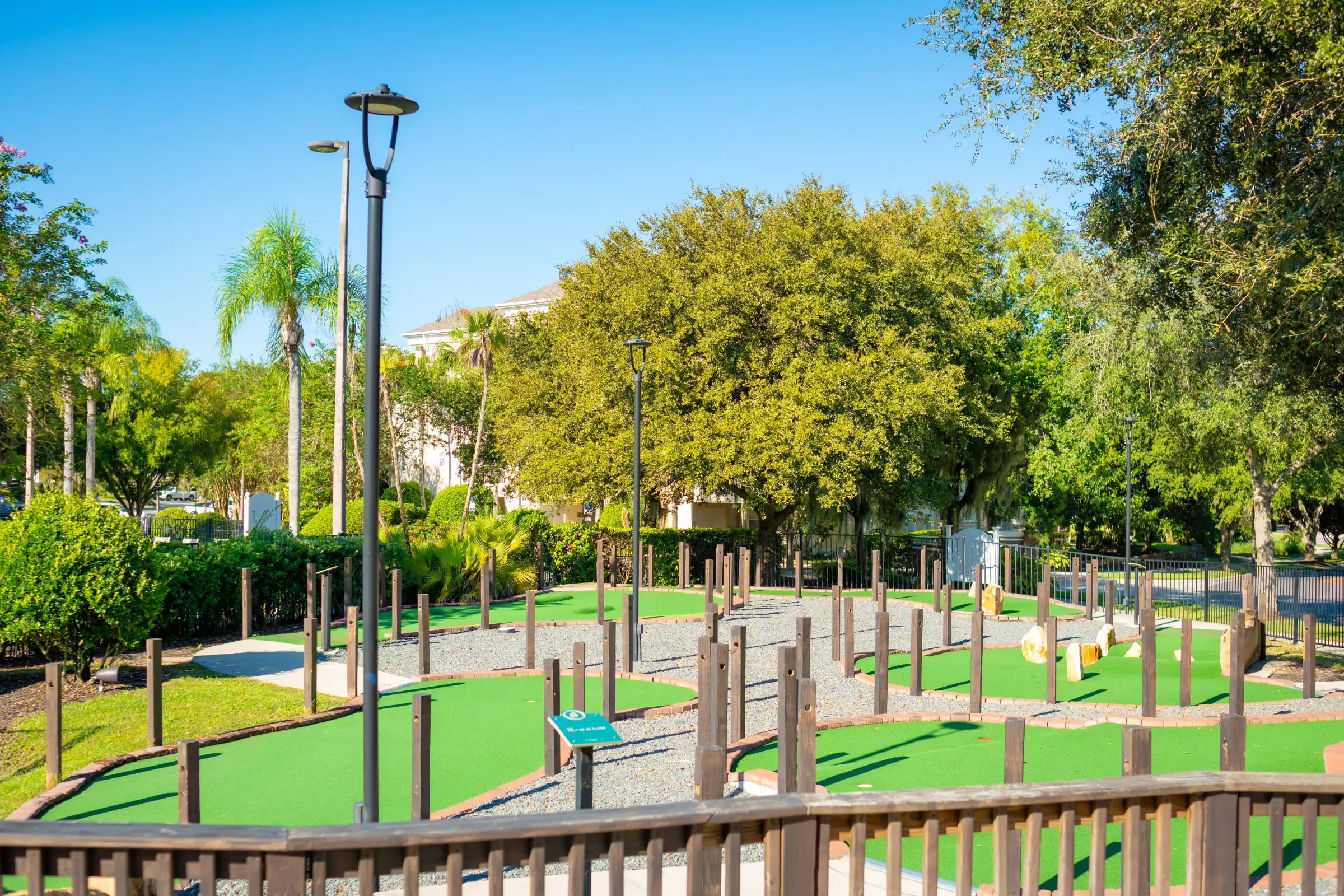 Resort mini golf vacation rental photography by REMIX